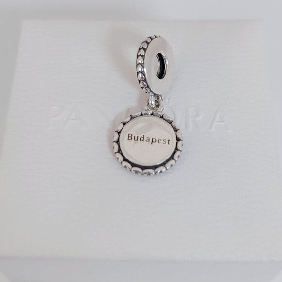 Pandora Budapest Dangle Charm Hungary Charm Travel Charm S925 Silver Pendant - Picture 7 of 7